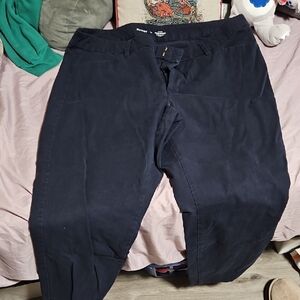 Womens Navy Casual Pants